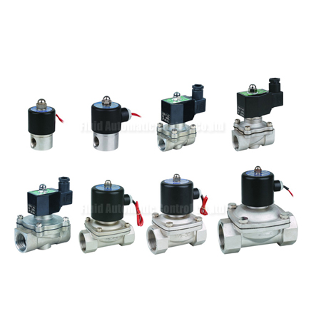 Orifice 3~50mm 2S Stainless Steel Solenoid Valve