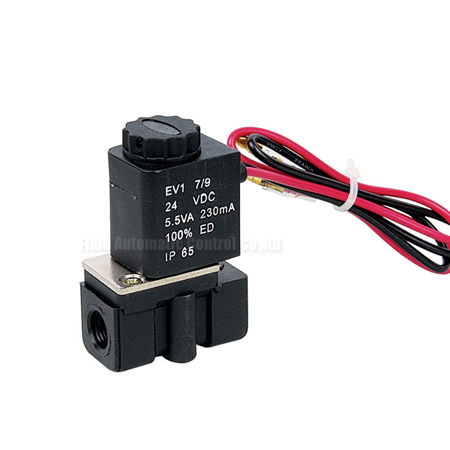 Orifice 2.5mm Engineering Plastic Steel Solenoid Valve G1/8”/G1/4”